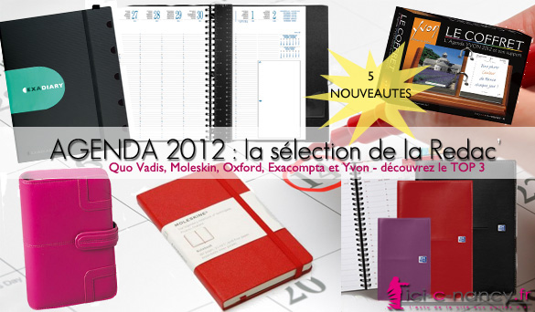 Top 3 des agendas 2012